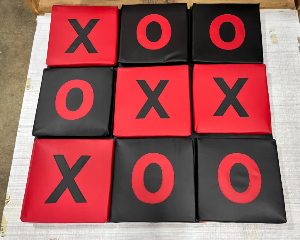 tic-tac-toe soft foam, indoor play blocks for toddlers